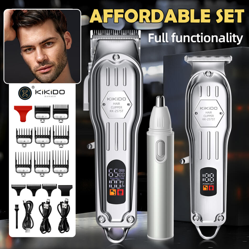 Electric Shaver Rotary - 3 In1 Professional Hair Clipper KIKIDO