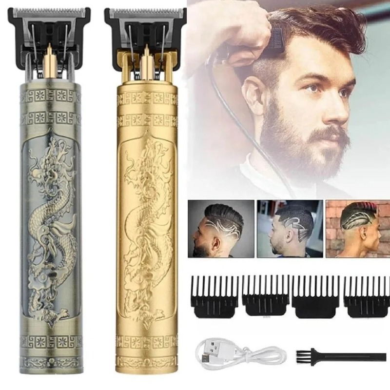 Electric Shaver Rotary - T9 Electric Beard Trimmer Cordless Hair