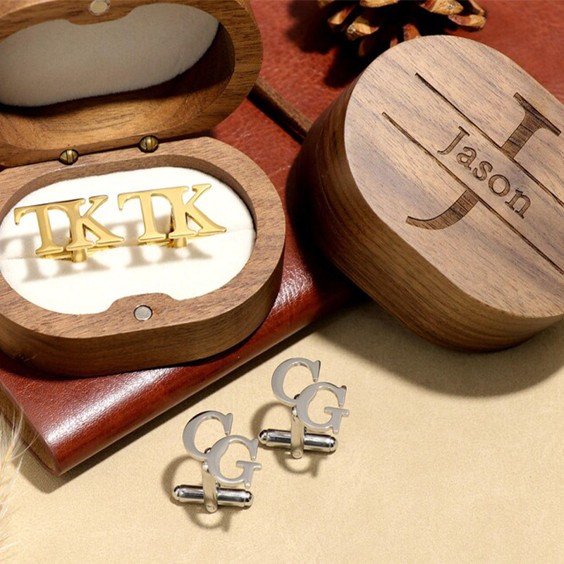 Men'S Grooming Options - Personlized Customized Name Cufflinks For Men