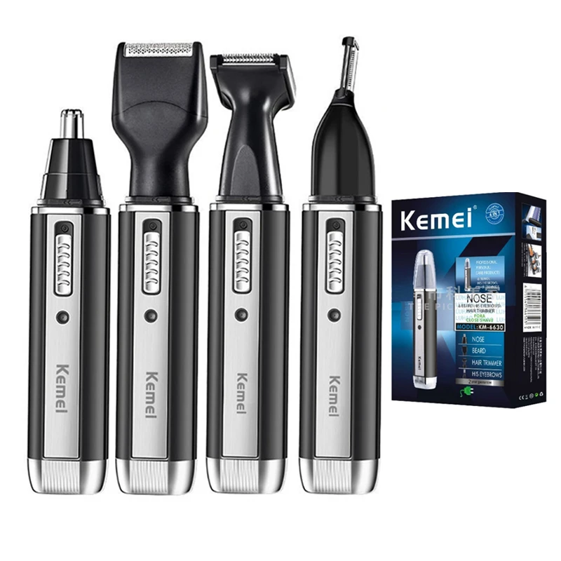 Men'S Grooming Nose Hair Trimmer - Kemei rechargeable electric all in one