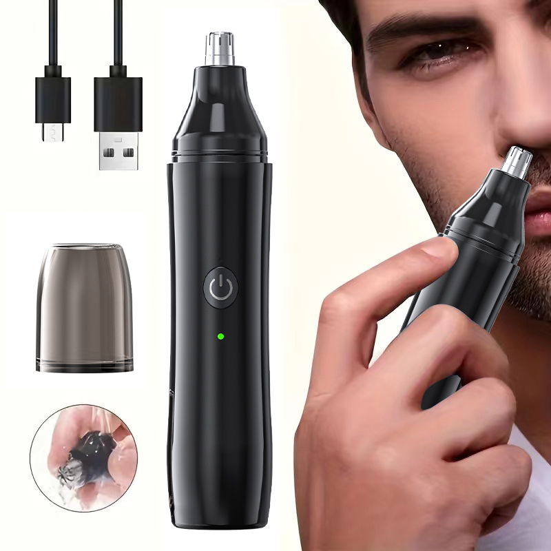Men'S Grooming Nose Hair Trimmer - Rechargeable Nose Hair trimmer and Facial