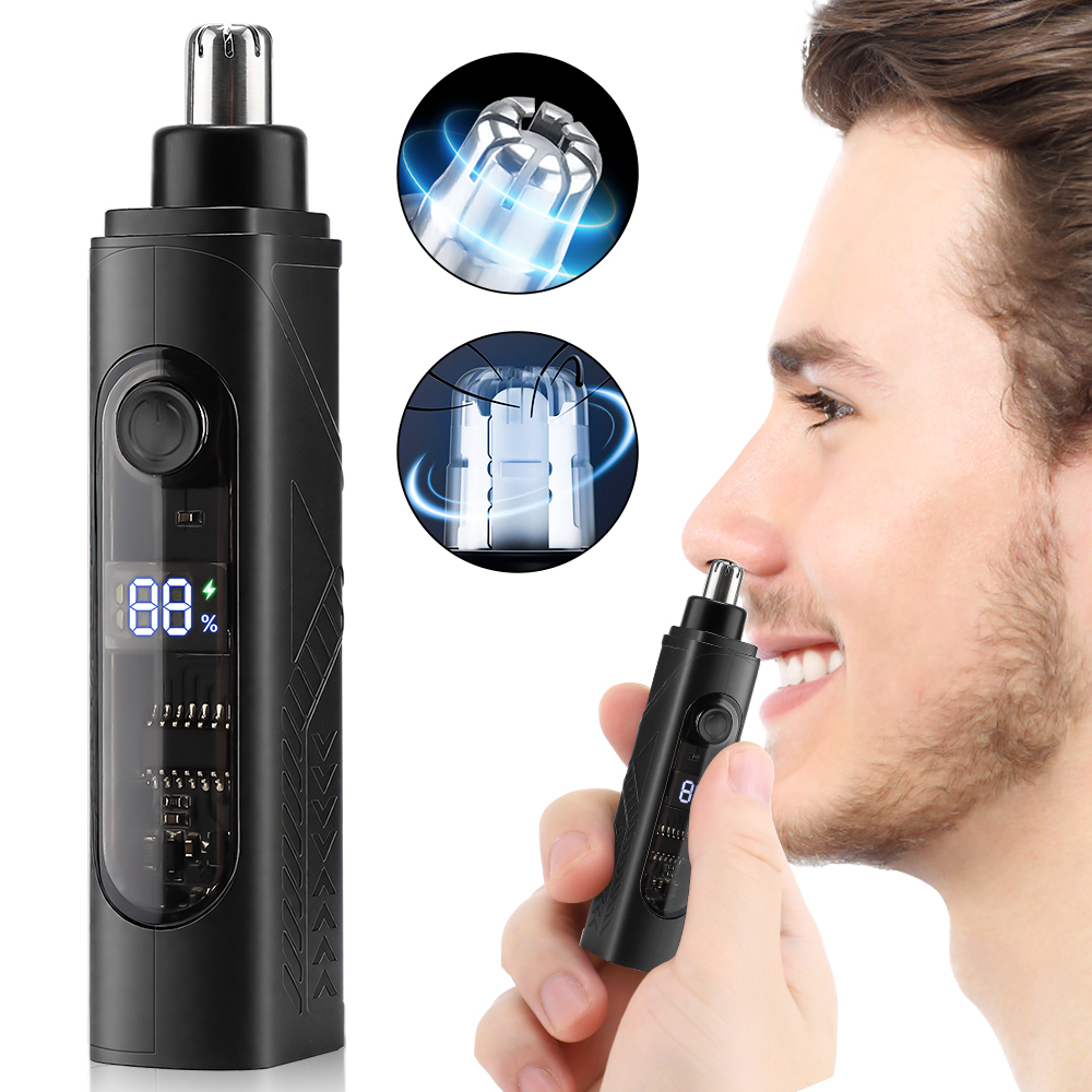 Men'S Grooming Nose Hair Trimmer - Rechargeable Nose Hair trimmer and Facial