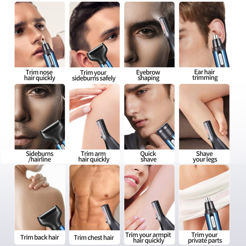 Electric Nose Ear Hair Trimmer - Electric Shaver Rotary ulasan dan harga