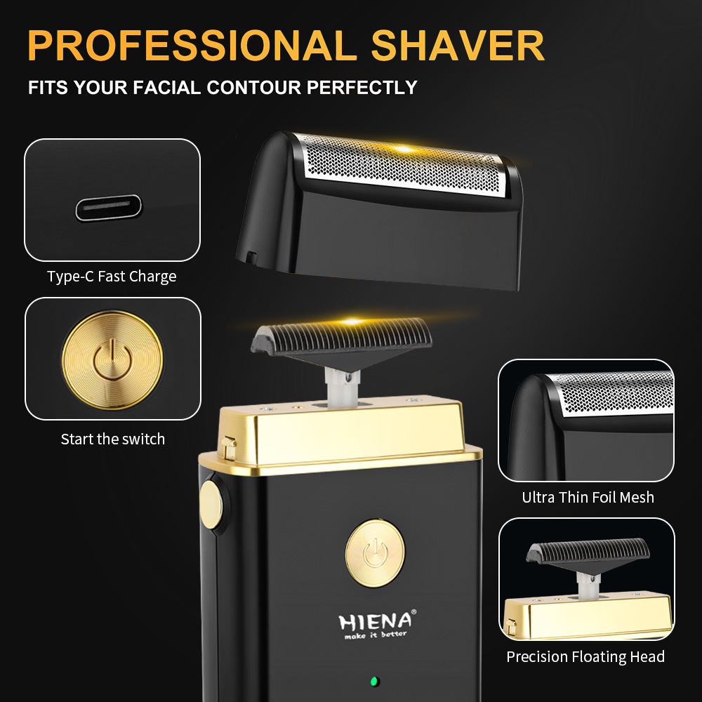 HIENA 4-in-1 Hair Clipper Set  - Men'S Grooming Nose Hair Trimmer ulasan dan harga