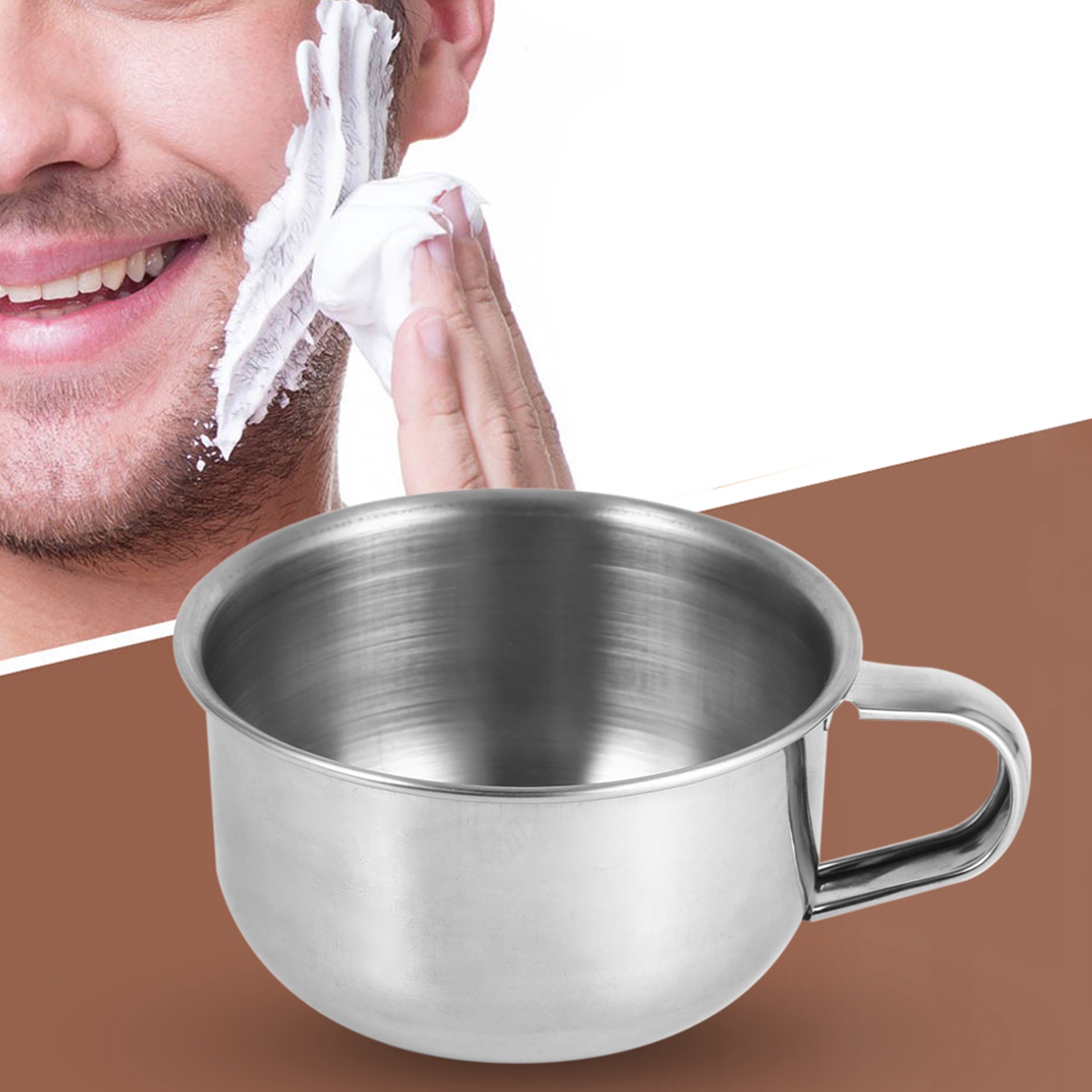 New Stainless Steel Metal Shav - Shaving Bowl Soap ulasan dan harga