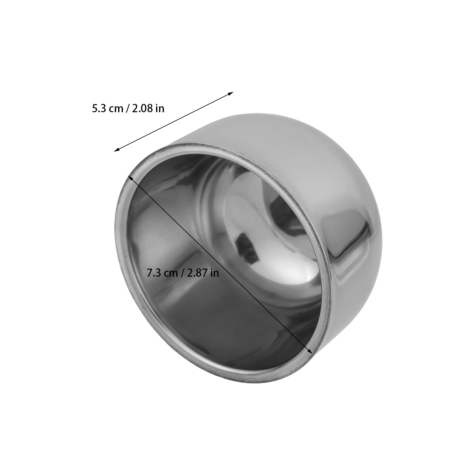 Double Layer Stainless Steel S - Shaving Bowl Soap ulasan dan harga