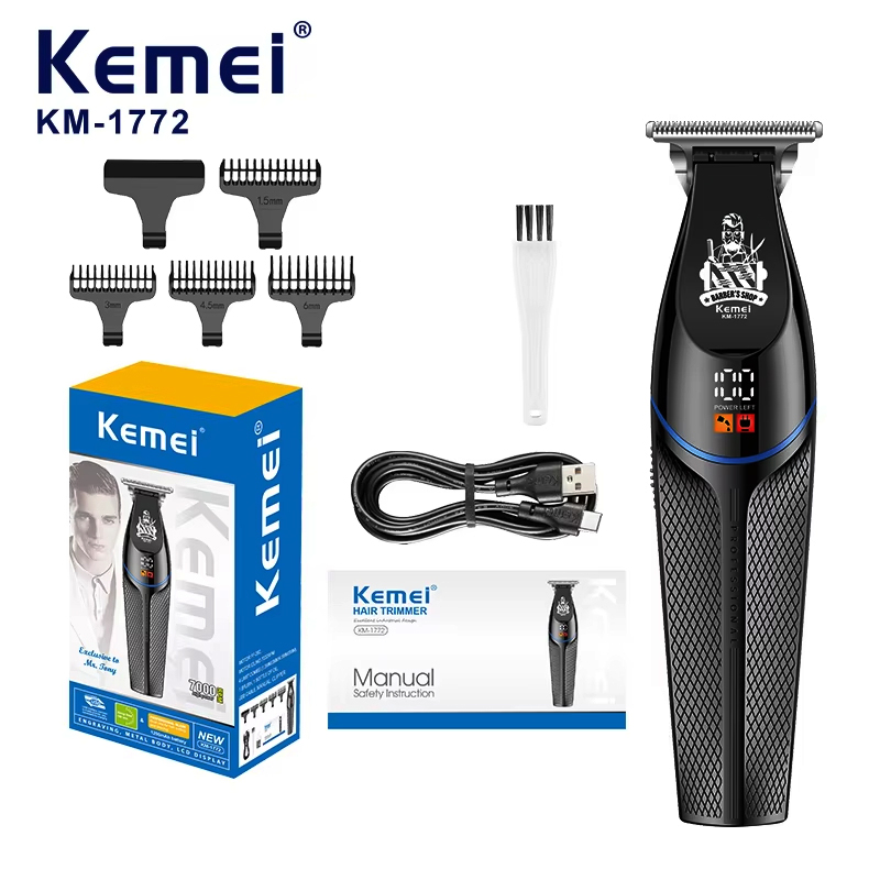 Kemei KM-1772 7000 RPM Hair Cl - Electric Shaver Rotary ulasan dan harga
