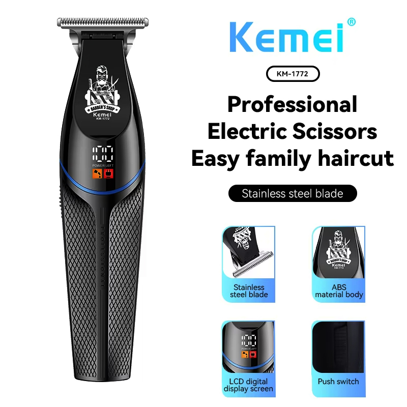 Kemei KM-1772 7000 RPM Hair Cl - Electric Shaver Rotary ulasan dan harga