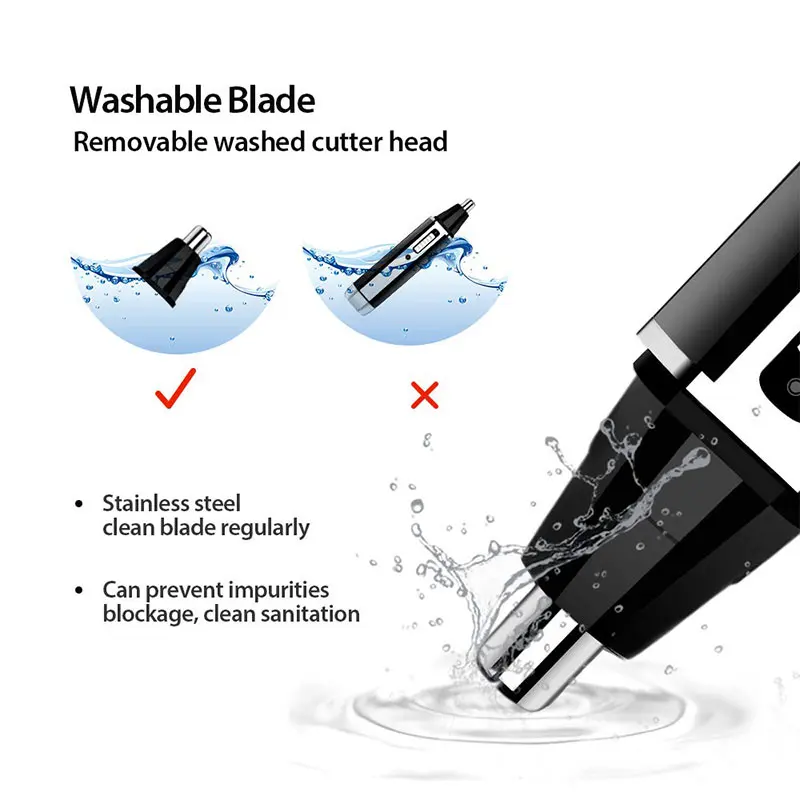 Kemei rechargeable electric al - Men'S Grooming Nose Hair Trimmer ulasan dan harga