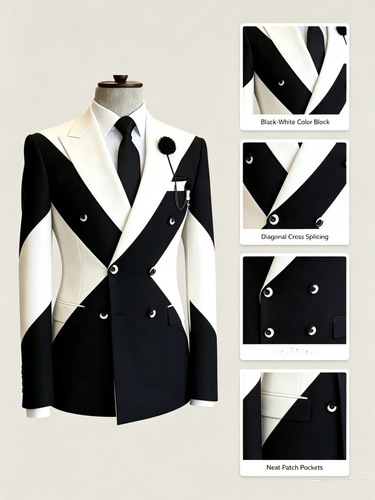 Men Business Casual Blazer Col - Jack Men'S Grooming ulasan dan harga