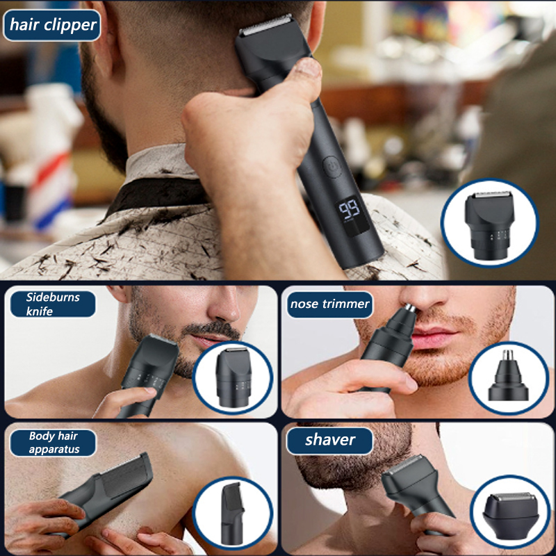 5-In-1 Cordless Hair Clipper L - Men'S Grooming Nose Hair Trimmer ulasan dan harga