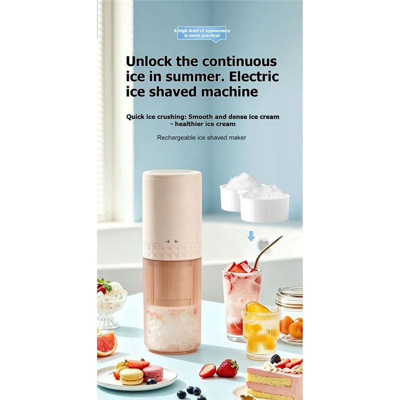 【MUST-HAVE】Shaving Ice Machine - Electric Shaver Rotary ulasan dan harga