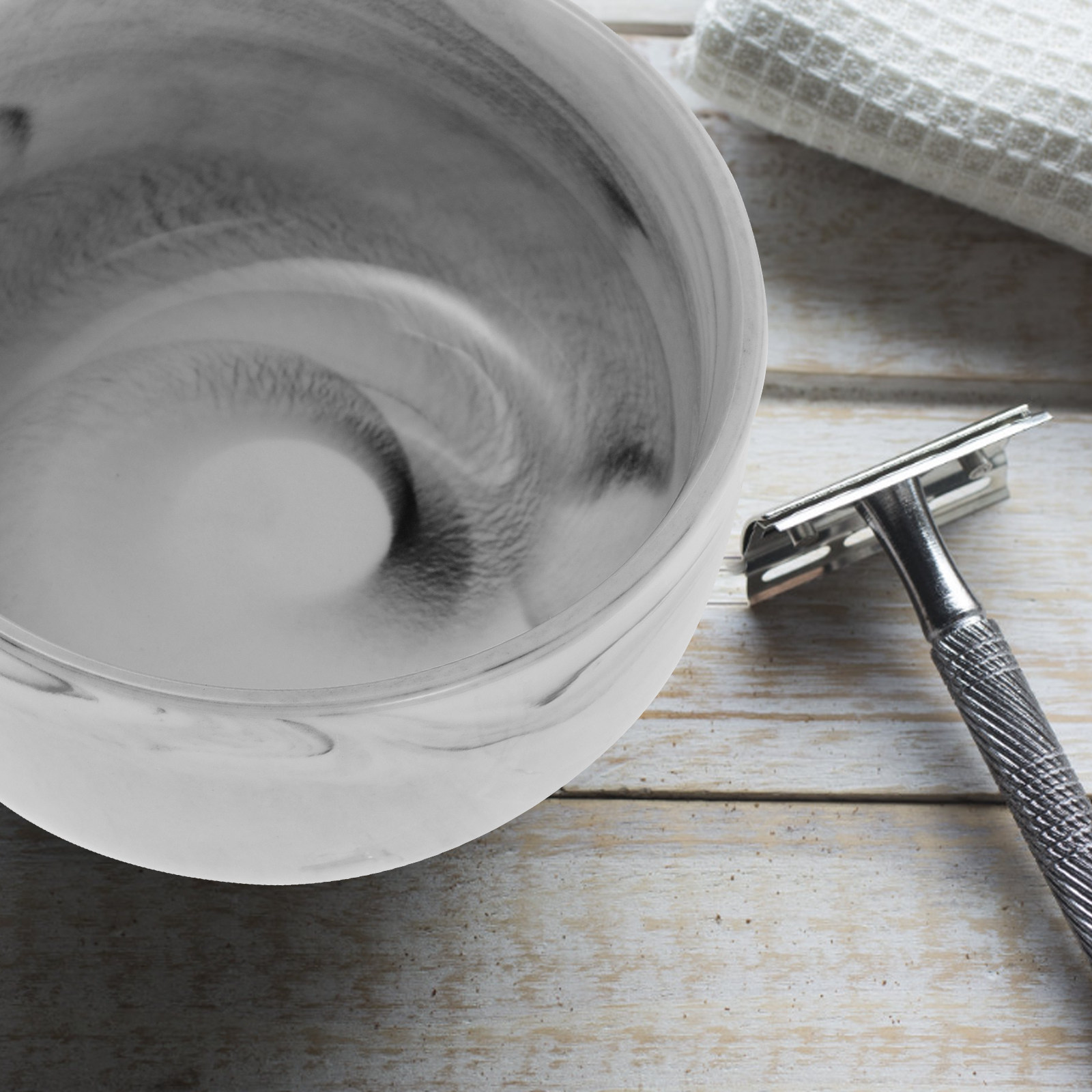 Marble Pattern Men Shaving Bow - Shaving Bowl Soap ulasan dan harga