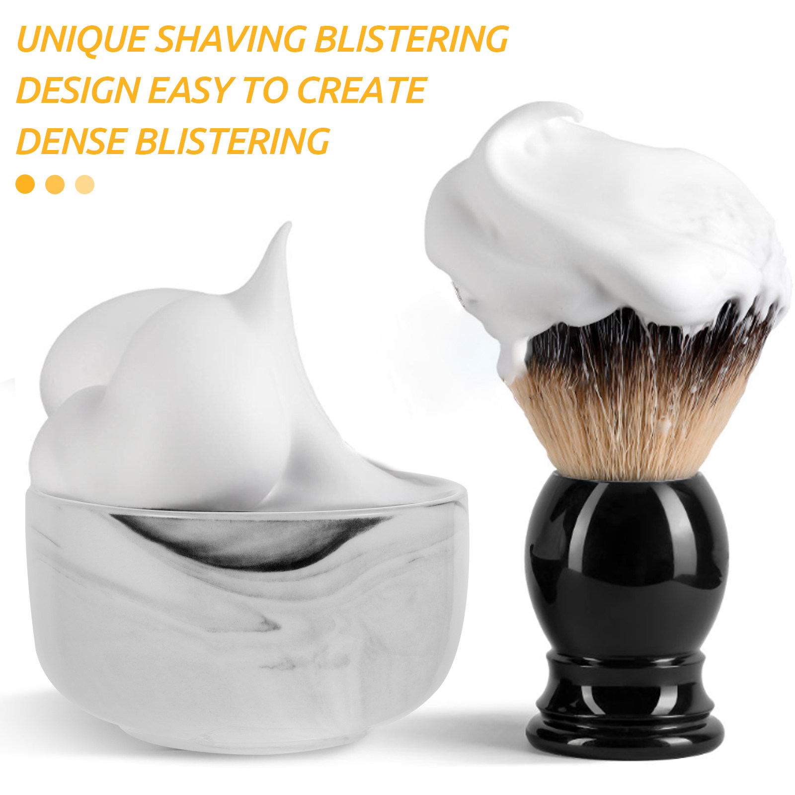 Marble Pattern Men Shaving Bow - Shaving Bowl Soap ulasan dan harga