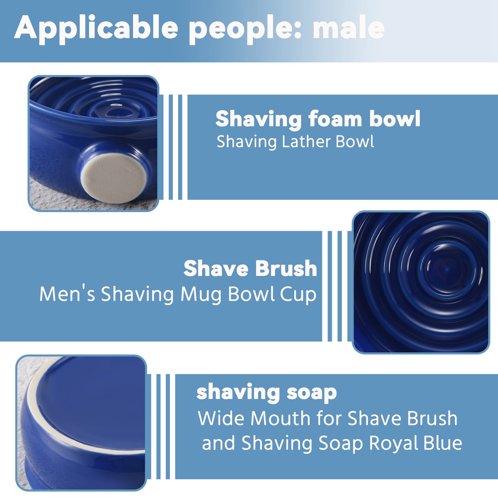 YCOC- Men's Shaving Mug Bowl C - Shaving Bowl Soap ulasan dan harga