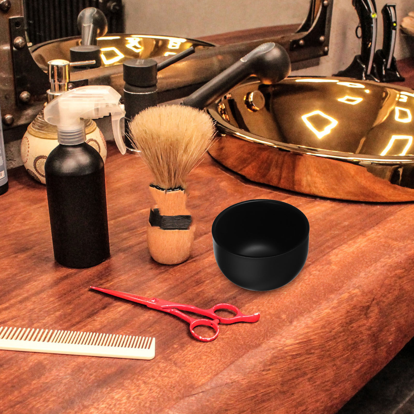 Black Mens Stainless Steel Sha - Shaving Bowl Soap ulasan dan harga