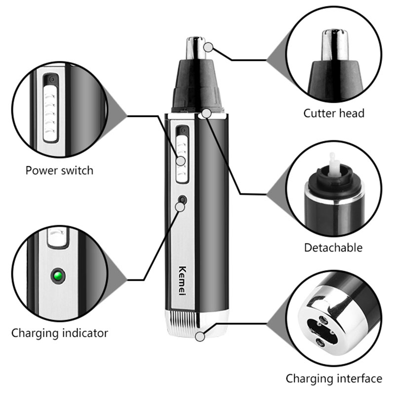 Keme 4in1 Nose Hair Trimmer Fo - Men'S Grooming Nose Hair Trimmer ulasan dan harga