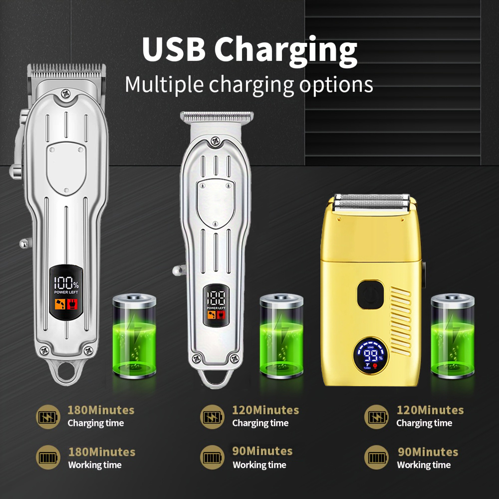 Hair Clippers Electric Razor S - Electric Shaver Rotary ulasan dan harga