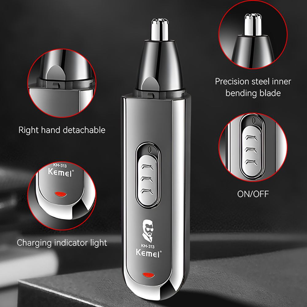 Kemei Multifunction Ear and No - Men'S Grooming Nose Hair Trimmer ulasan dan harga