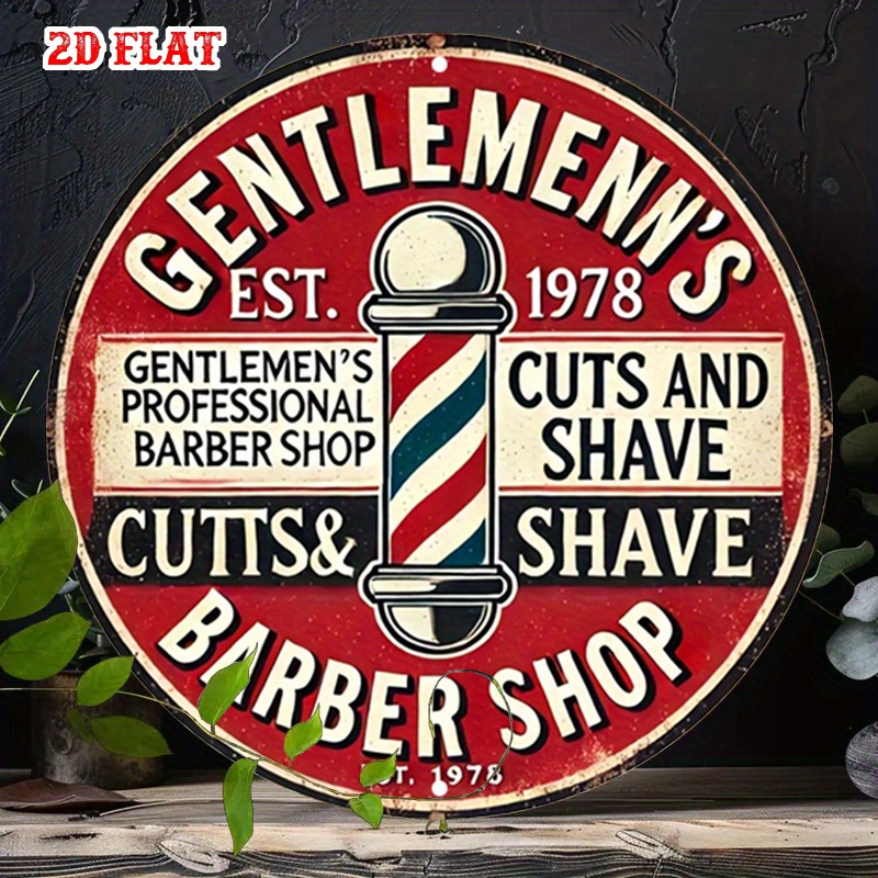 Classic Barbershop 2D Flat Rou - Men'S Grooming Barbershop ulasan dan harga