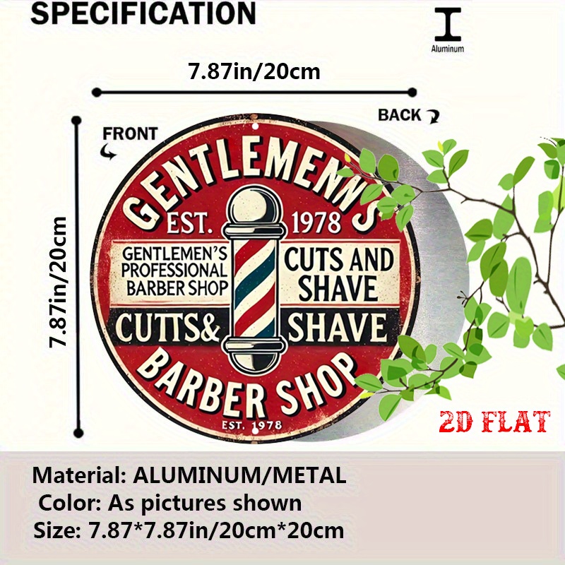 Classic Barbershop 2D Flat Rou - Men'S Grooming Barbershop ulasan dan harga