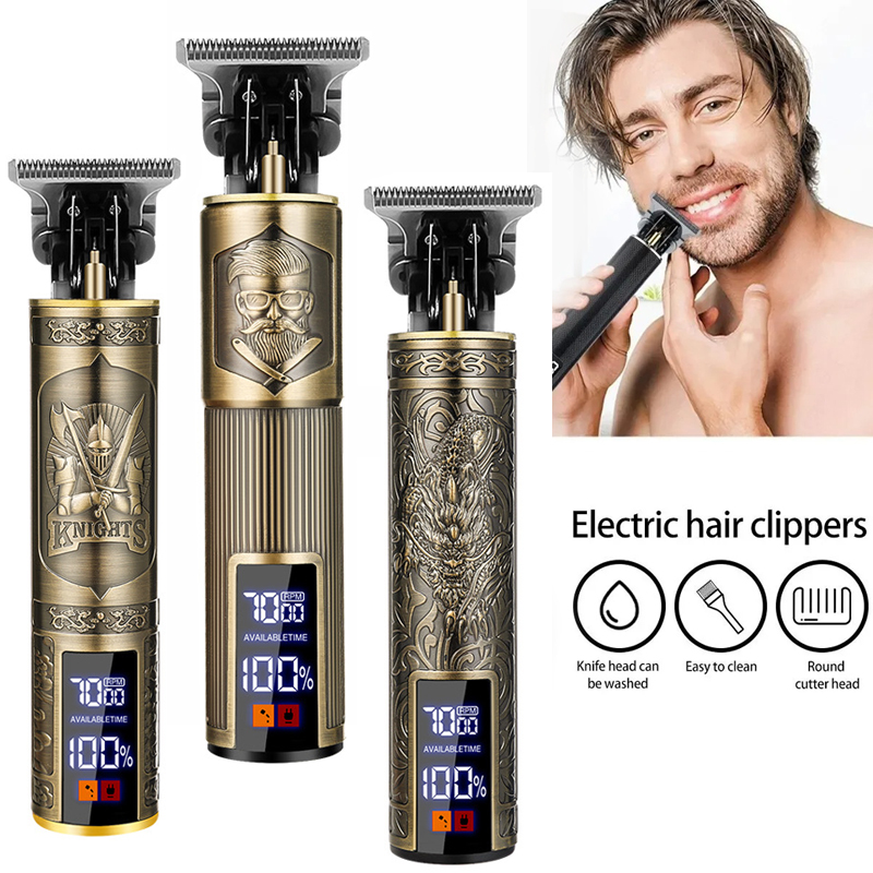 Cordless T9 Hair Trimmer for M - Electric Shaver Rotary ulasan dan harga